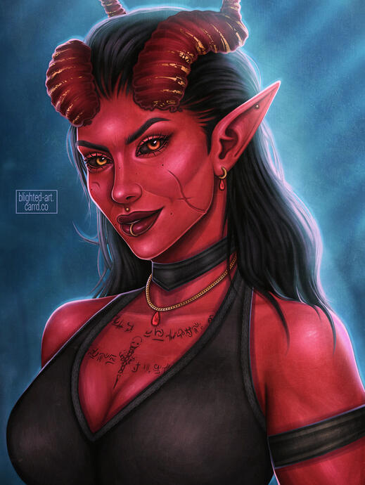 Portrait + extra details - $90